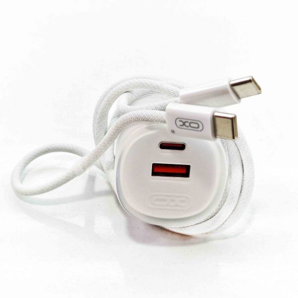 Зарядное устройство XO набор (блок + кабель ) - 20W Type-C + 18W USB