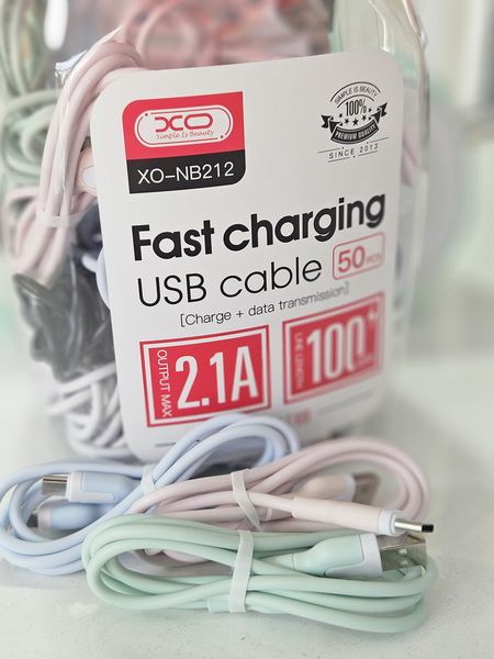 Кабель XO | USB - Micro |  2.4A | поддержка быстрой зарядки