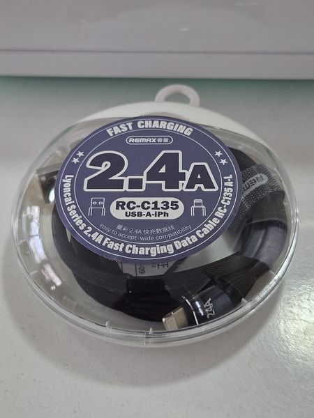 Кабель Remax | для iPhone 5 -14 | USB - Lightning |  2.4A | поддержка быстрой зарядки