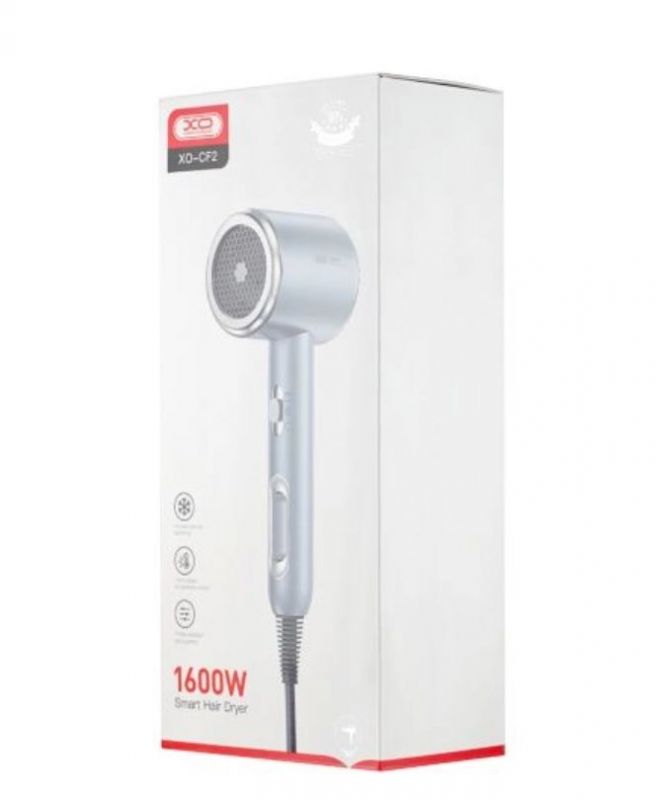 Uscător de păr de mână cu control al temperaturii cu o putere de 1600 W
